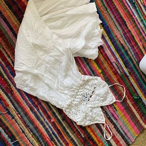 SOLD White Boho lady dress